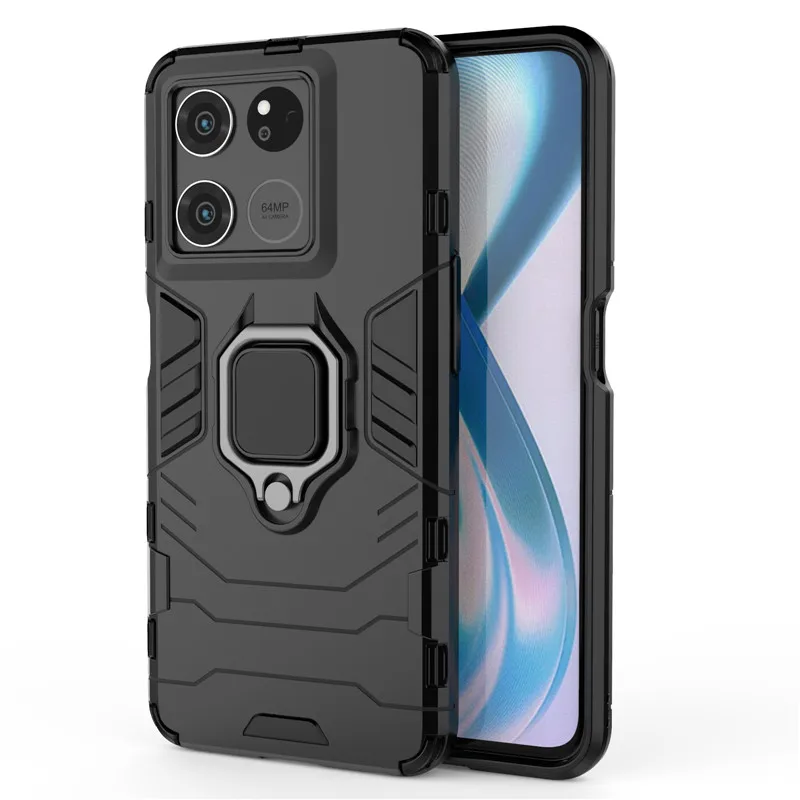 For OnePlus Ace Racing Case OnePlus Ace Racing Edition Cover Shockproof Armor PC Finger Ring Stand Bumper For OnePlus ACE Racing