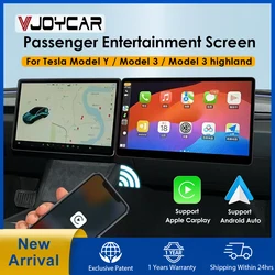 15.4Inch 16'' Large Passenger Entertainment Display for Tesla Model 3 Y Co-Pilot Touch Screen Car Tablet Computer Media Player