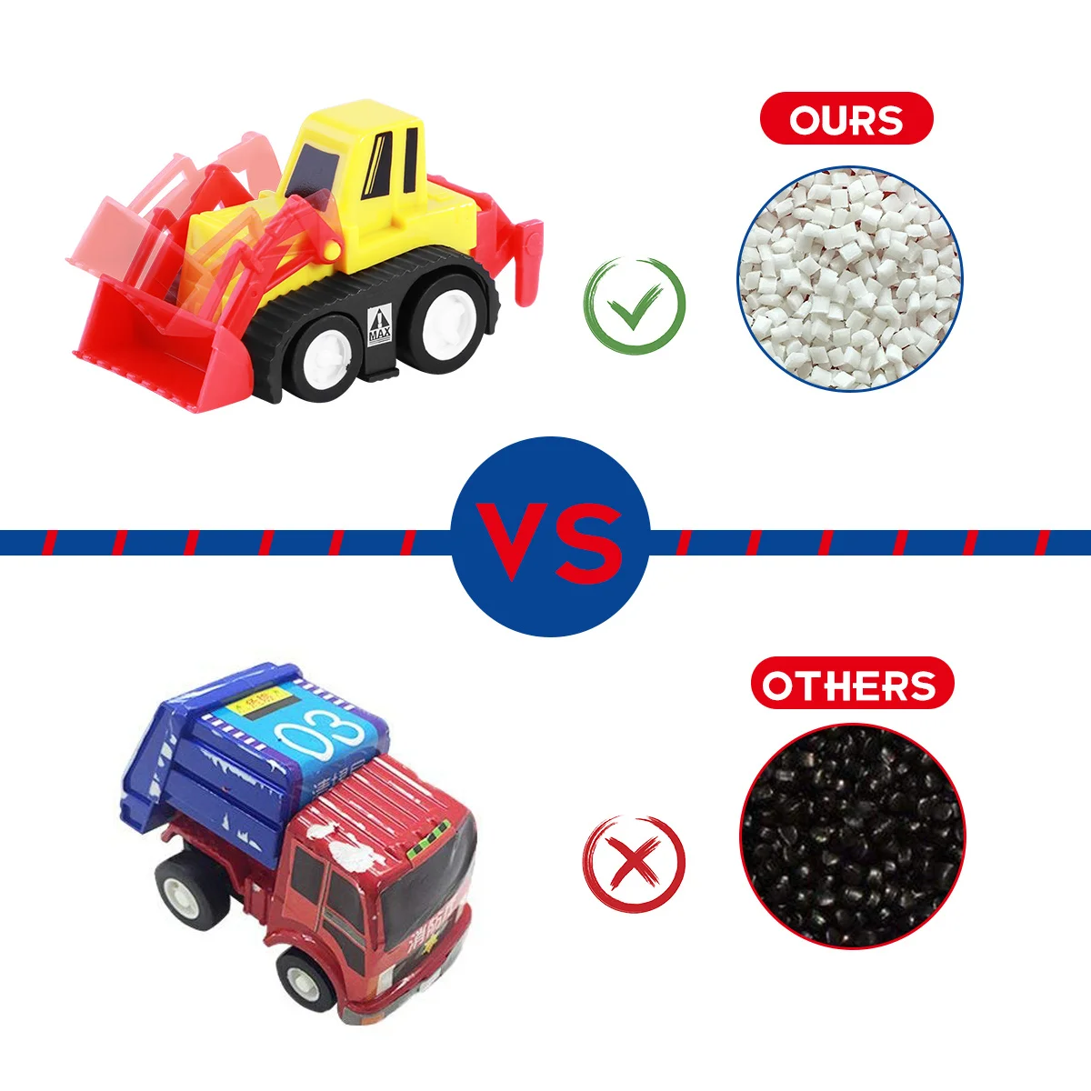 Ensembles de jeux de véhicules jouets jouets de voiture pour tout-petits modèles de véhicules camion voitures à tirer tout-terrain-