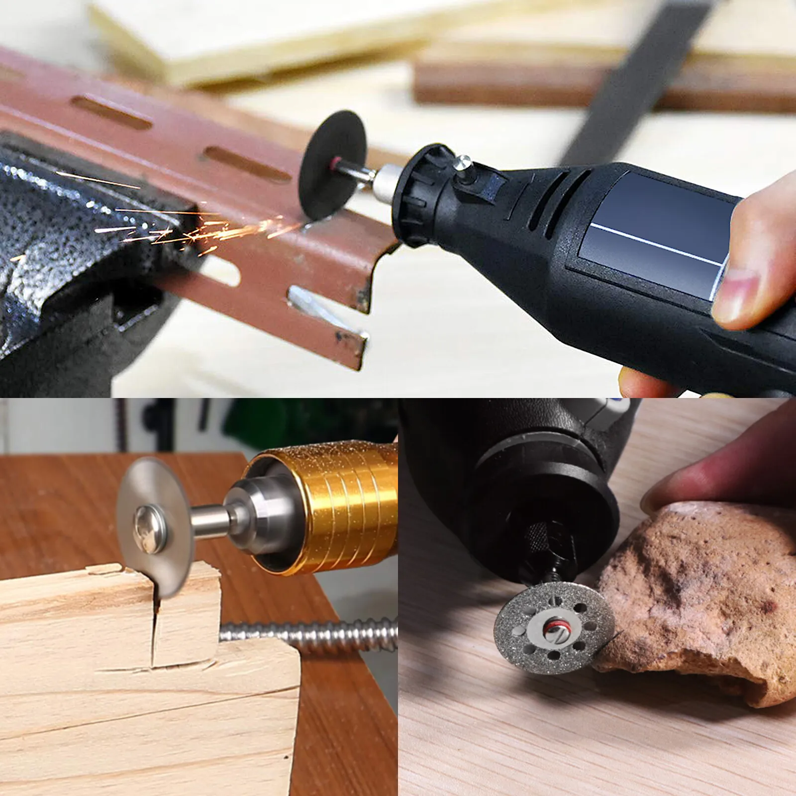 

Набор отрезных кругов, 30 шт., дрель для вращающихся инструментов Dremel, аксессуары с оправкой 1/8 дюйма