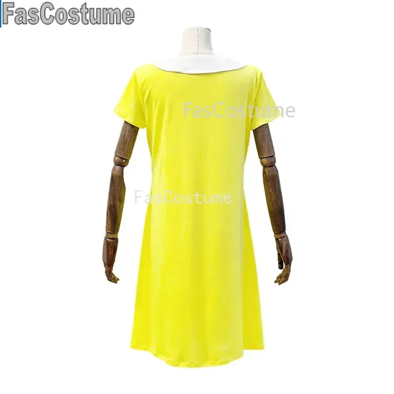 Anime Skip and Loafer Iwakura Mitsumi Cosplay Costume Wig Daily Yellow Doll Collar Dress Woman Sexy Kawaii Leisure Party Suit