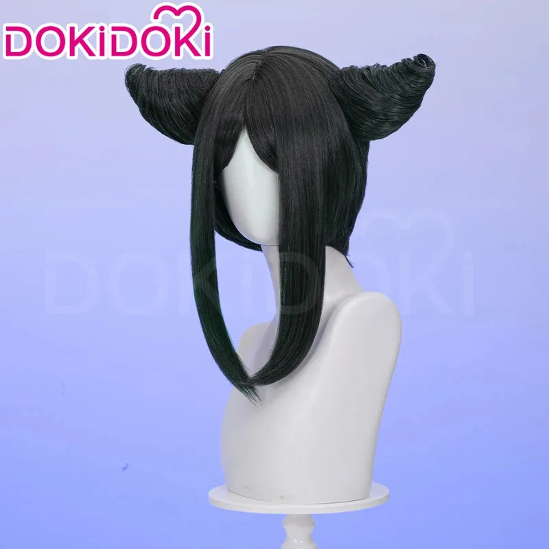 qq28LQIN STOCK Sieglinde شعر مستعار أنيمي الأسود بتلر: الزمرد الساحرة قوس DokiDoki Ciel Sullivan تأثيري