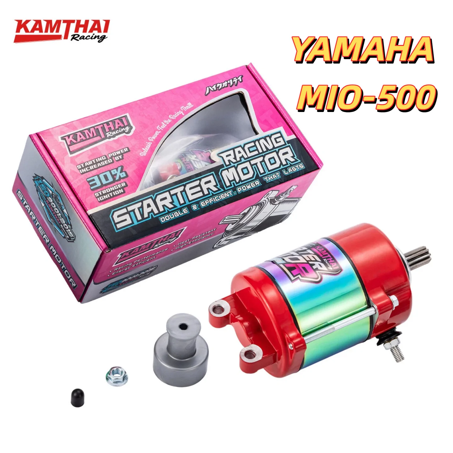 KAMTHAI Motorcycle Electric Starter Motor 500W 12V Fit For YAMAHA MIO 500CC 12V RACING Motorcycle Engine Accessories