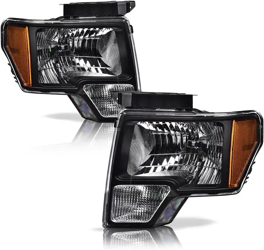 

Headlight Headlamp Assembly, Compatible With Ford F150 2009-2014, DL3Z13008A, DL3Z13008B, DL3Z13008EB, DL3Z13008EC Left+Right Fa