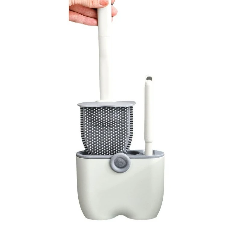 

Toilet brush, household non-punching wall-mounted no-dead-end guard, cleaning brush