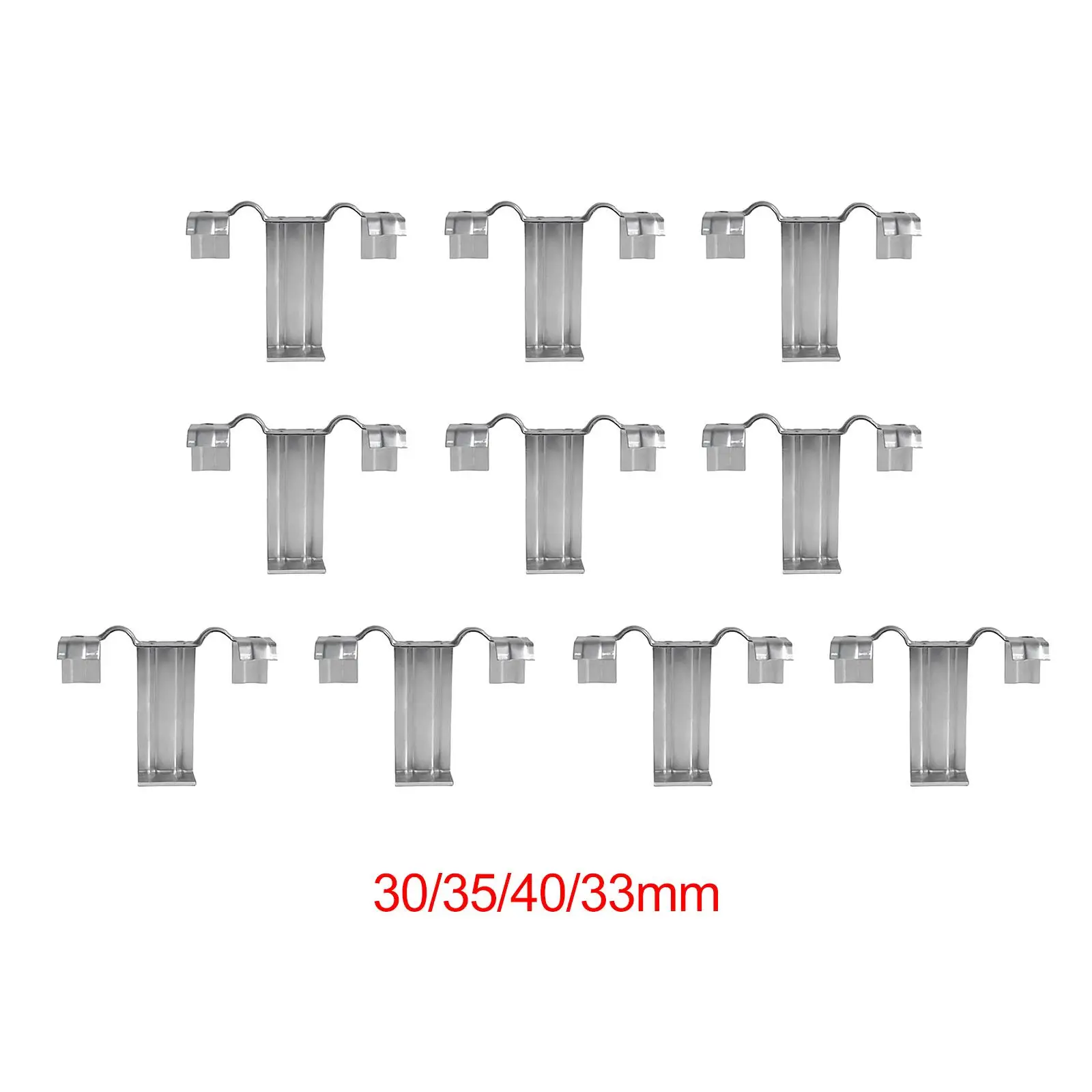 10 Pieces Solar Panel Drainage Clips Water Guide Buckle Drainage Sturdy Solar Power Supplies Mud Clamp Pv Modules Cleaning Clips