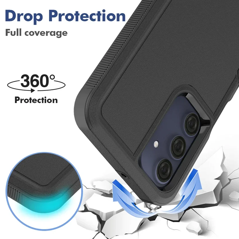 Robuste Handyhülle mit robuster Rüstung für Samsung Galaxy A36 A16 A06 A55 A35 A25 15 05S 54 34 24 73 53 33 72 52S 32 OTT Cover Box – Detail 4