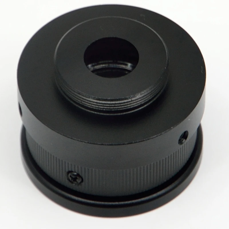 FYSCOPE 0,5X Adapter obiektyw z mocowaniem C regulacja ostrości instalacja kamery dla trójokularowego mikroskopu stereo 8X-50X 8050 Zoom
