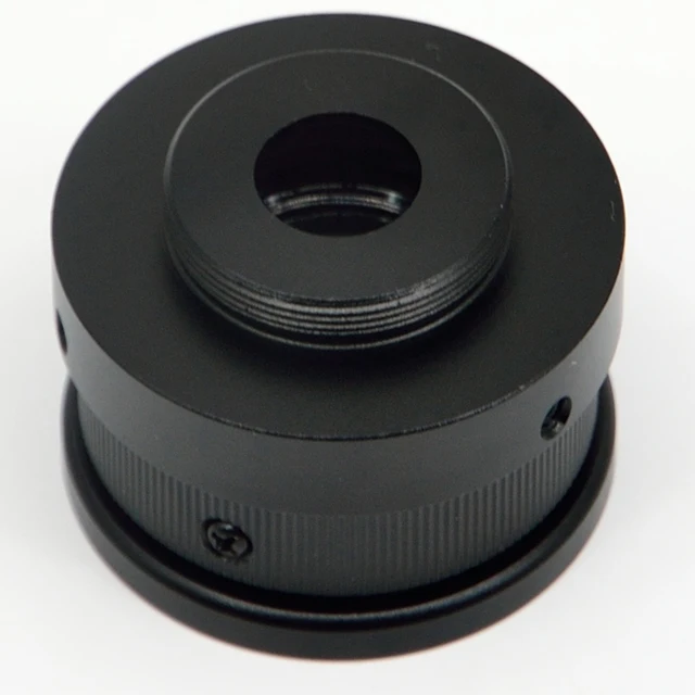 FYSCOPE 0,5X Adapter obiektyw z mocowaniem C regulacja ostrości instalacja kamery dla trójokularowego mikroskopu stereo 8X-50X 8050 Zoom