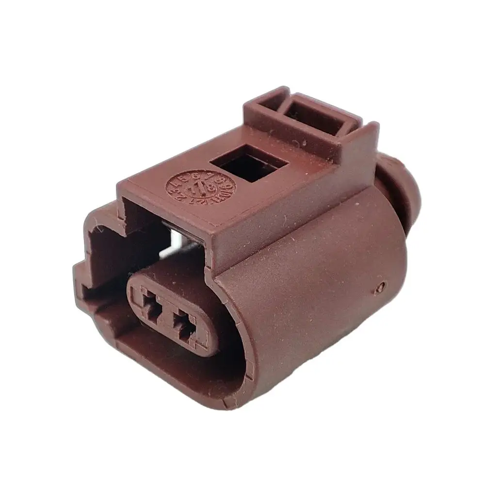 1Set For 2 Pin Auto Connector Electric hand brake rear brake wheel cylinder motor plug 1J0973802 1J0973702A 1J0 973 702A for Mag