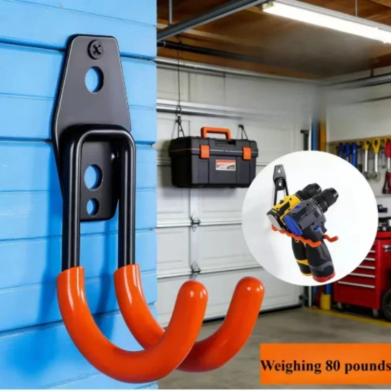 Heavy Duty Garage Storage Utility Hooks,Garden Tool Organizer,Wall Mount Metal Hook,Heavy Duty Tool Storage Organizer