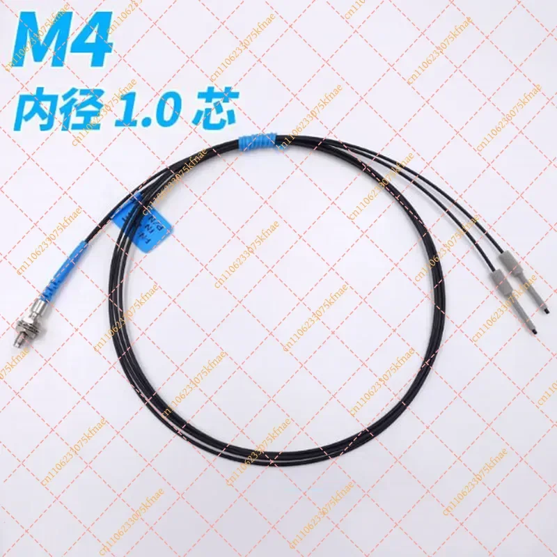 2Pcs M4 Diffuse Reflective Fiber Optic Sensors (Compatible with PRA4Y10 / FRS-410)
