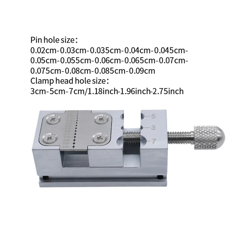 

-ABLP Watch Repair Desktop Fixed Table Pointer Tube Clamp Watch Collet Tightening Tool