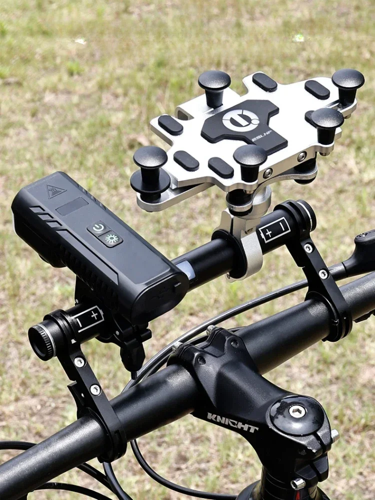 AliExpress NONE Portable Bike Handlebar Extender Rechargeable Aluminum Alloy Holder Lamp Flashlight Bracket Clip Riding Essential for Cycling