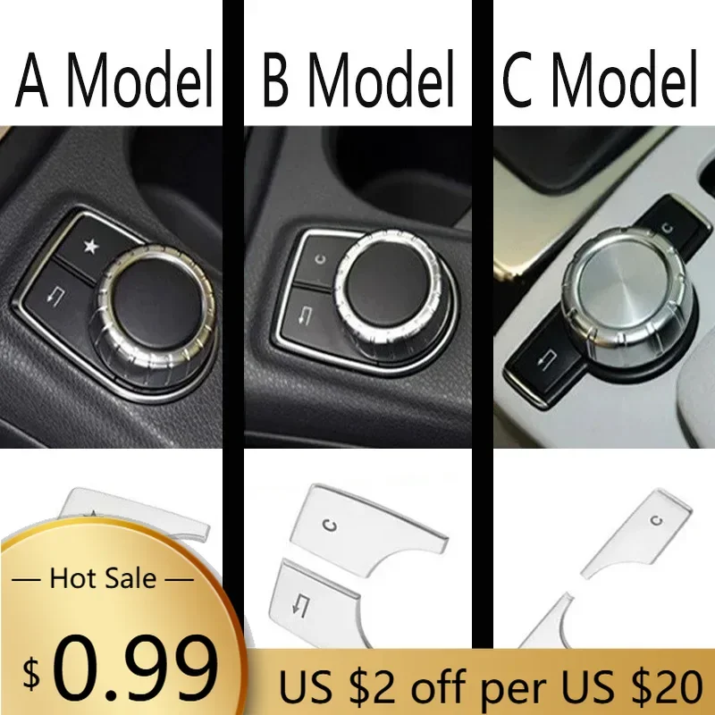 

Steering Covers Car Multimedia Volume Button Decorative Stickers Are Suitable For Mercedes Benz C E Class W204 CLS GLK ML GLA