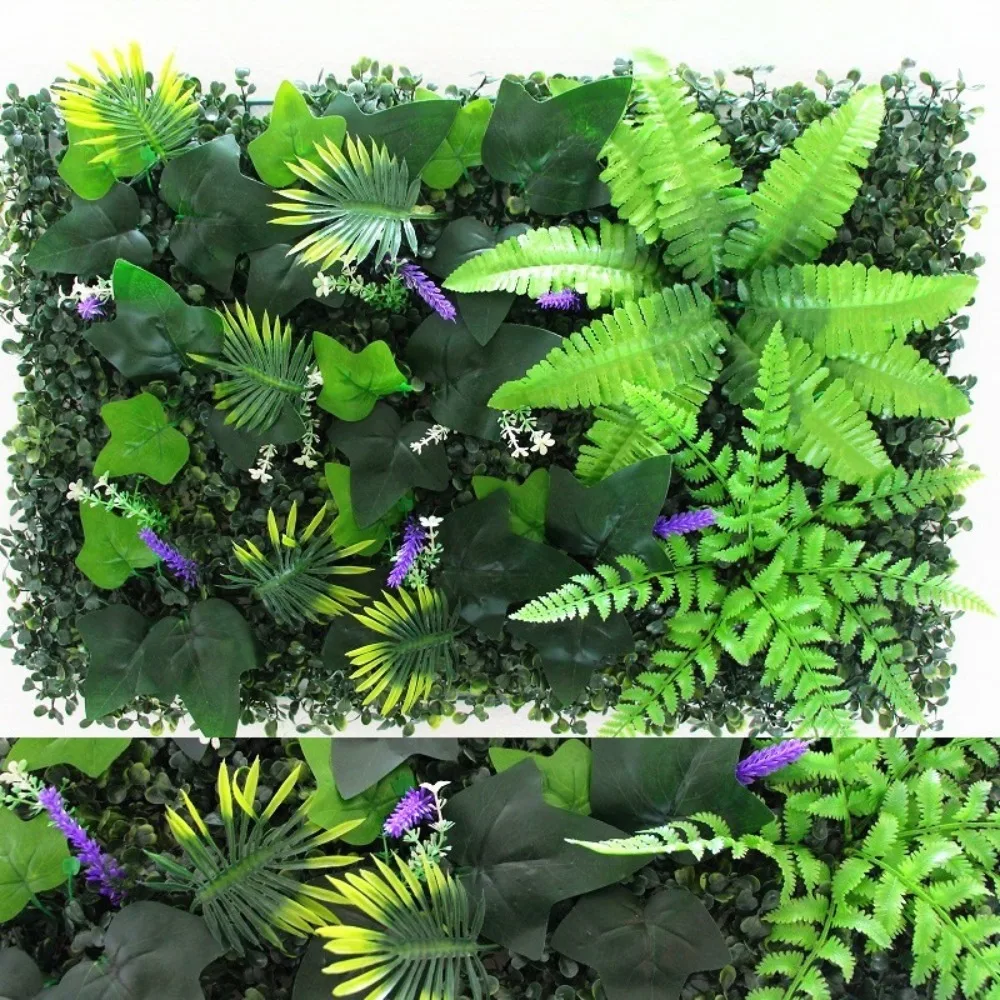 Plantes artificielles murales fausse herbe verte toile de fond panneau mural haie en buis extérieur maison jardin décoration verticale décor de mariage