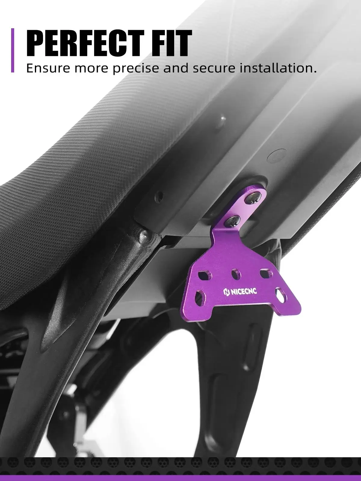 AliExpress NICECNC For Surron Light Bee X Tail Light Mounting Bracket & Extended Longer Rear Fender For Sur-ron Light Bee S Electric Dirt Bike