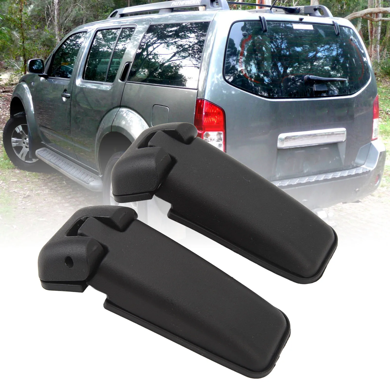 90320 ZP40A 1 Pair Rear Window Hinge Set  Construction  Rear Tailgate Window Hinges for Pathfinder 2005 To 2012