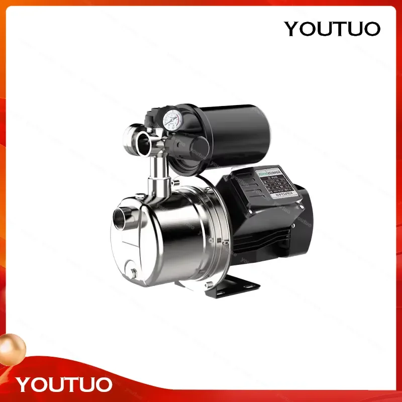 Household Fully Automatic Water Pump Self-Priming Stainless Steel Silent Tap Booster Pump Water Supply System 370W-2800W