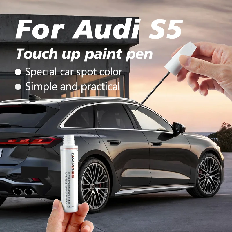 

For Audi S5 Car Touch Up Paint Scratch Removal Repair Paint Car Paint Protection Clear Coat Pen Glacier White