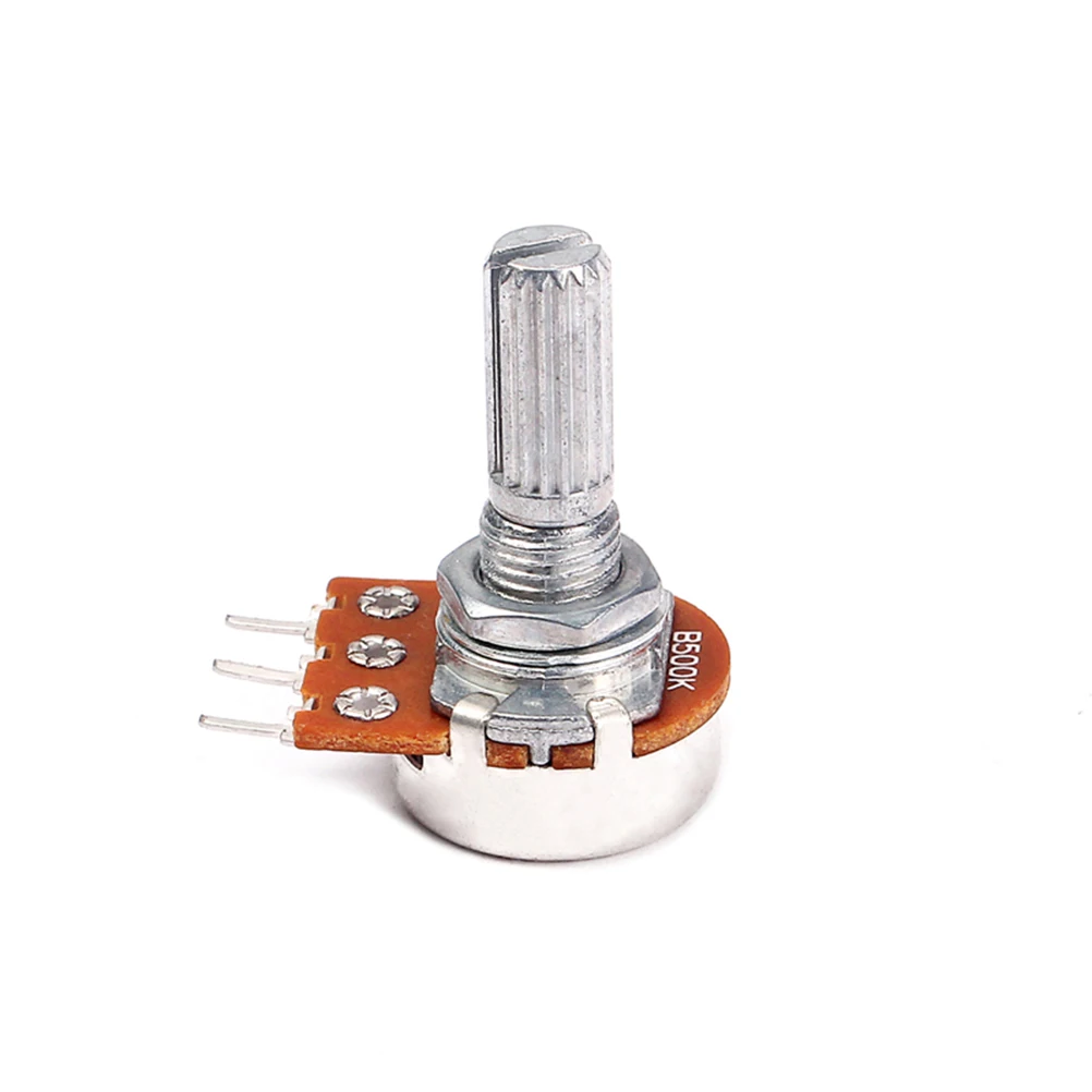 

1Pcs Guitar Potentiometer B500K Mini Long Knurled Shaft Audio Volume Control Convenient Upgrade