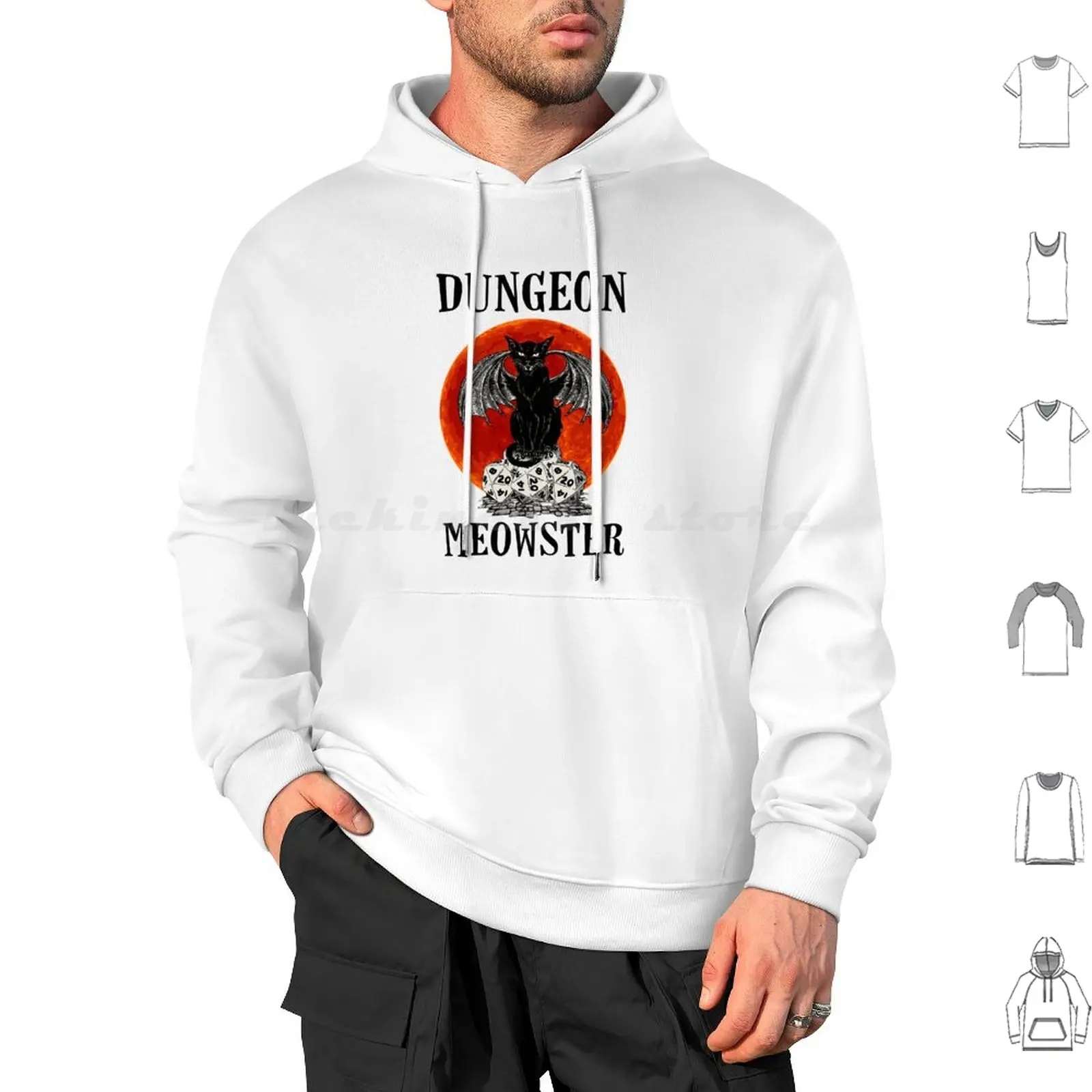 Meowster Hoodie cotton Long Sleeve Meowster