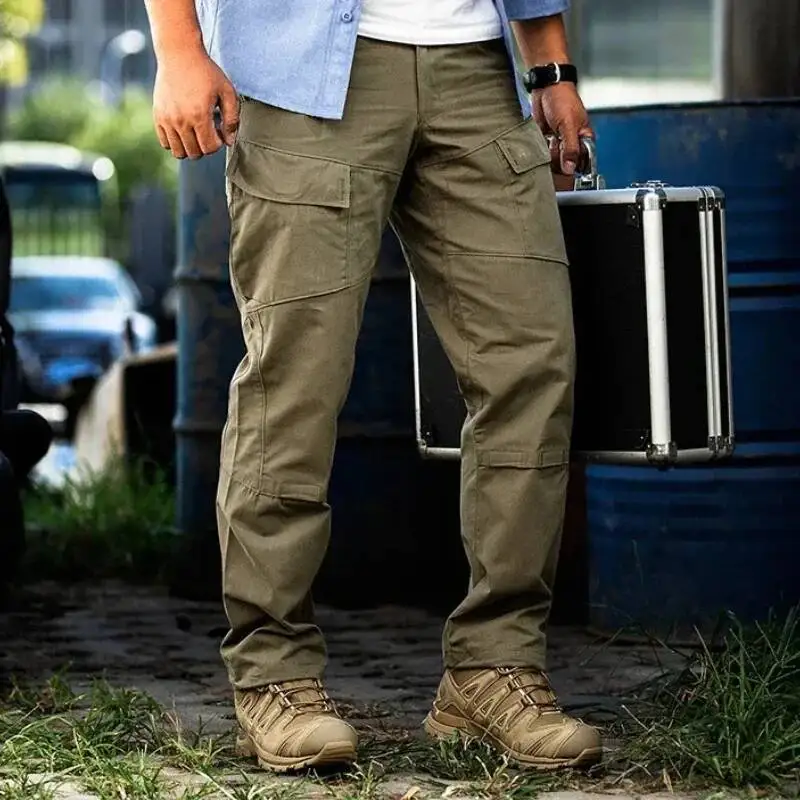 

Тактические армейские мужские военные спецназские легкие износостойкие брюки мужские водонепроницаемые мужские брюки-карго с несколькими карманами