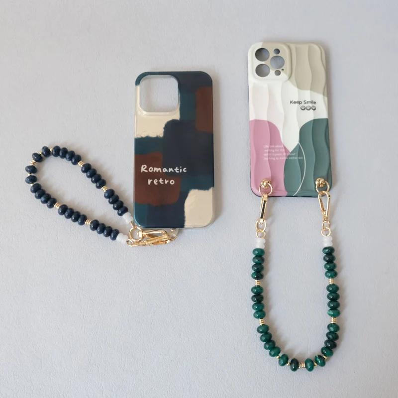 New Fashion Woman Bag Accessory Detachable Solid Beaded Chains Cute Acrylic Luxury Strap Women Elegant Bag Handle Beads Chain