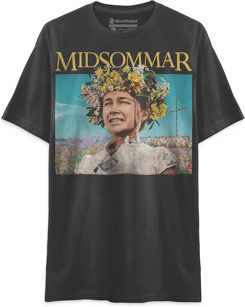 

Midsommar Майский королева Maypole Ретро винтажная Классическая футболка унисекс