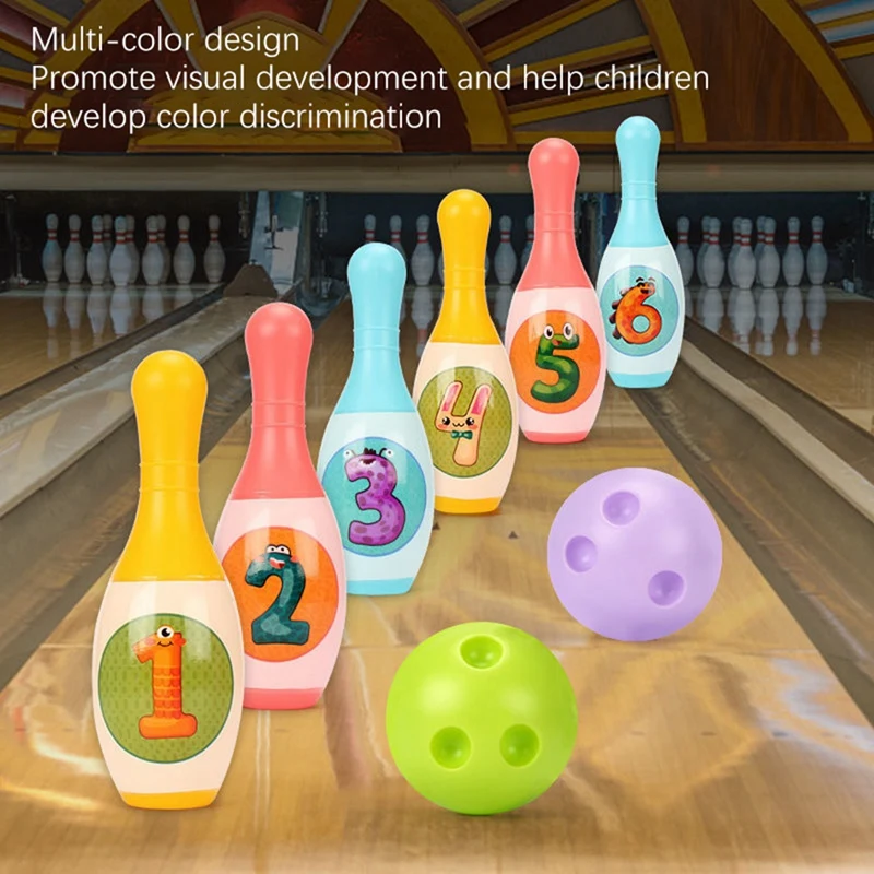 Children's Sports Toys Fitness Parent-Child Interactive Combination Set Boy Gift Mini Bowling Ball