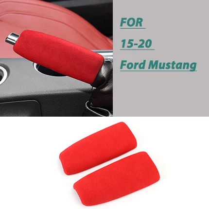 For 15-20 Ford Mustang specific handbrake lever cover, Mustang modified interior accessories, Shelby gear shift cover