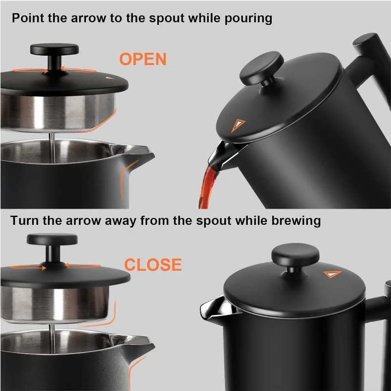 French Press Coffee Maker 34 O - French Press Coffee & Tea 리뷰 및 가격