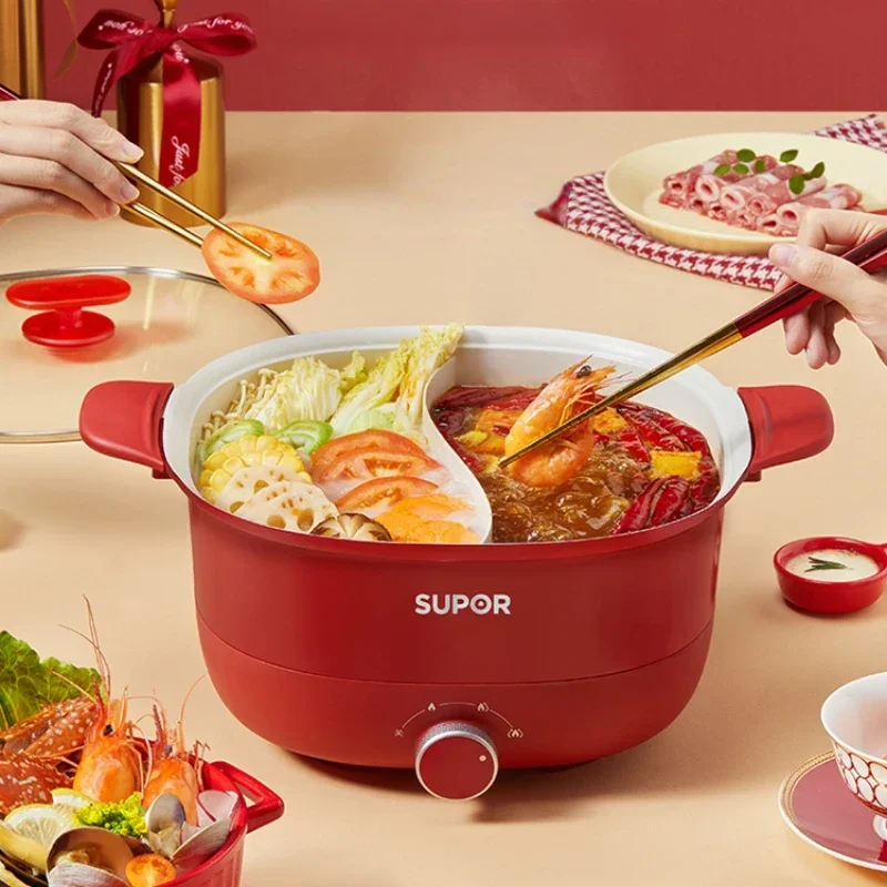 Yuanyang Electric Fire Hot Pot Household Integrated Dedicated Electric Caldron Dormitory Students Electric Food Warmer