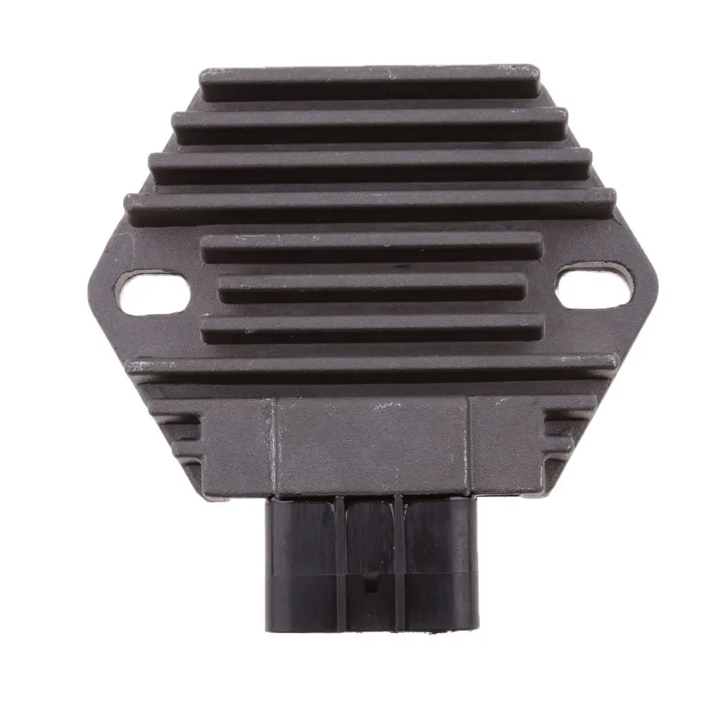 12V Motorcycle Rectifier Regulator Black Aluminum Replacement for Honda ATV TRX450ES 4X4 1998-2001 Stable Output