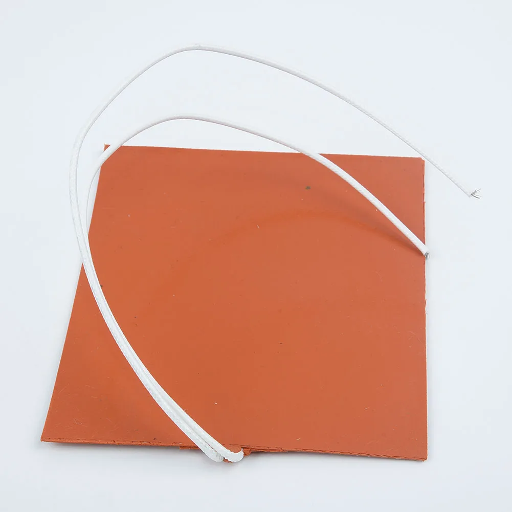 12 فولت 12 واط وسادة سخان السيليكون للطابعة ساخنة السرير التدفئة حصيرة 100*120 مللي متر لسيارة الوقود/خزان المياه/بطارية التجمد العزل