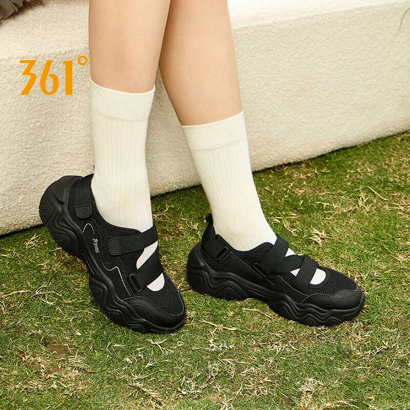 361 Degrees Casual Trendy Shoes Women Summer Outdoor Wear Thick Sole Cute Cartoon Summer Breathable Non-Slip Slippers 682426707