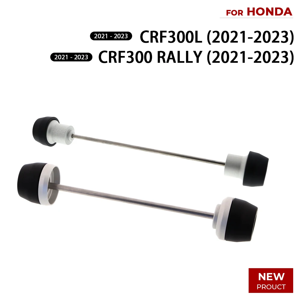 

CRF300L & CRF300 Rally 2021 To 2023 Anti-Collision Slider Accessories For HONDA Motorcycle Front Rear Axle Fork Crash Slider