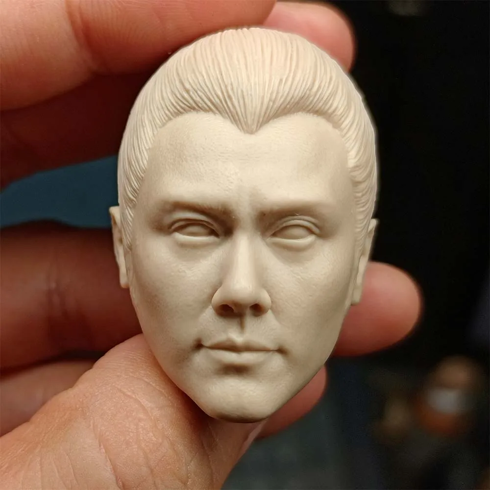 

Неокрашенная масштабная 1/6 Уильям Фэн, мужская голова, скульптура древних солдат, Азиатская модель для 12-дюймовой экшн-фигурки, коллекция кукол