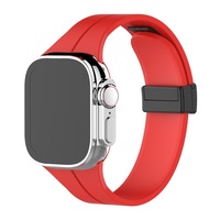Magnetic Strap For Apple watch ultra band 49mm 45 mm Silicone Bracelet IWatch8 Apple S9/7/6/5/4  44mm 45mm 40mm 41mm 42mm 38mm