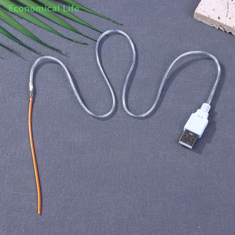 1PCS Lamp Parts Diode LED Filament Flexible DC 5V USB LED 360° Luminous Bendable Creative Edison Bulb