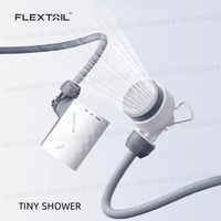 FLEXTAIL TINY SHOWER Outdoor Portable Electric Shower Camping Lightweight Wireless Mini Shower Pump IPX7 Waterproof Hiking