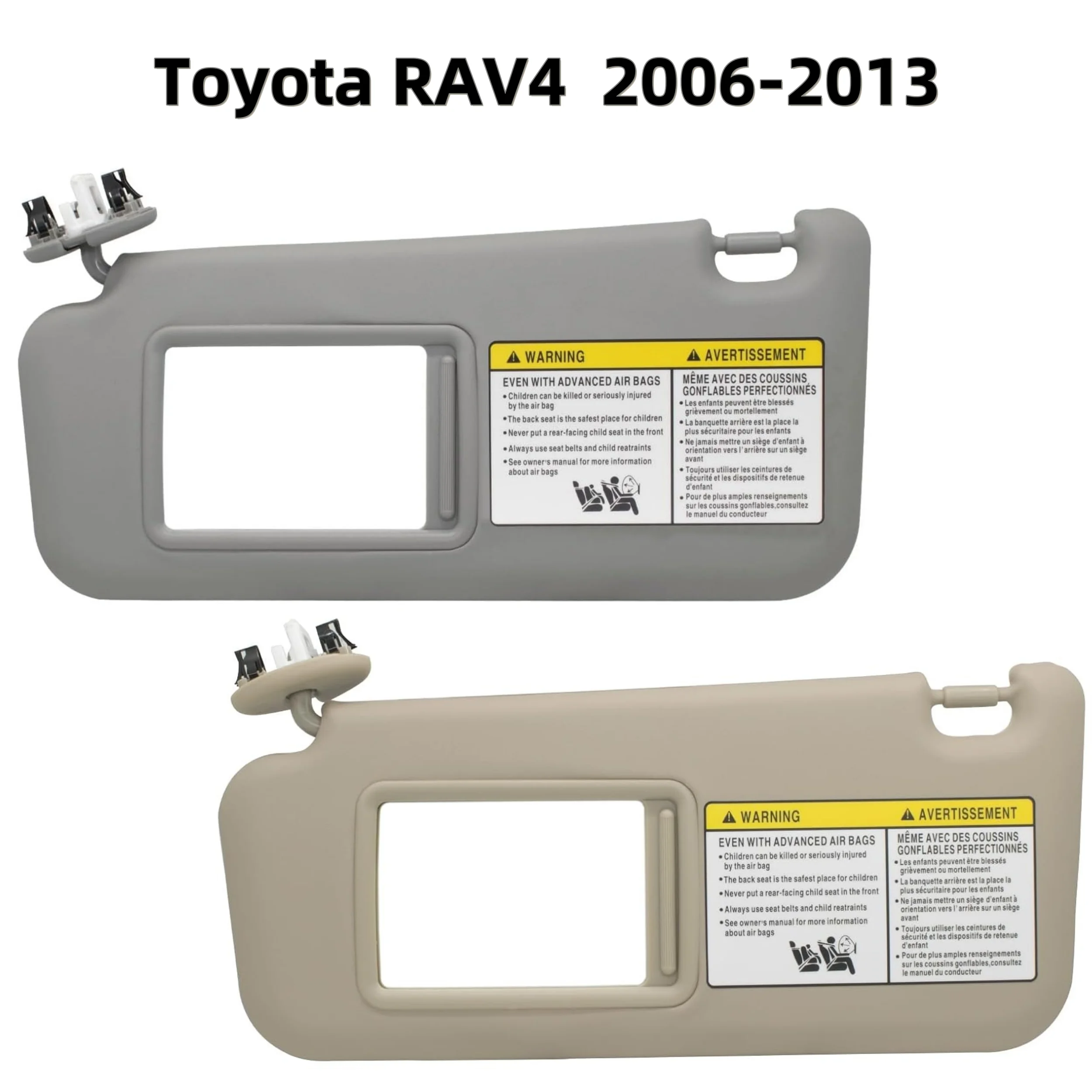 Sun Visor Car For Toyota RAV4 2006 2007 2008 2009 2010 2011 2012 2013 SunVisor 74320-42501-B2 74320-42501-A1 74310-42451-A1 Auto