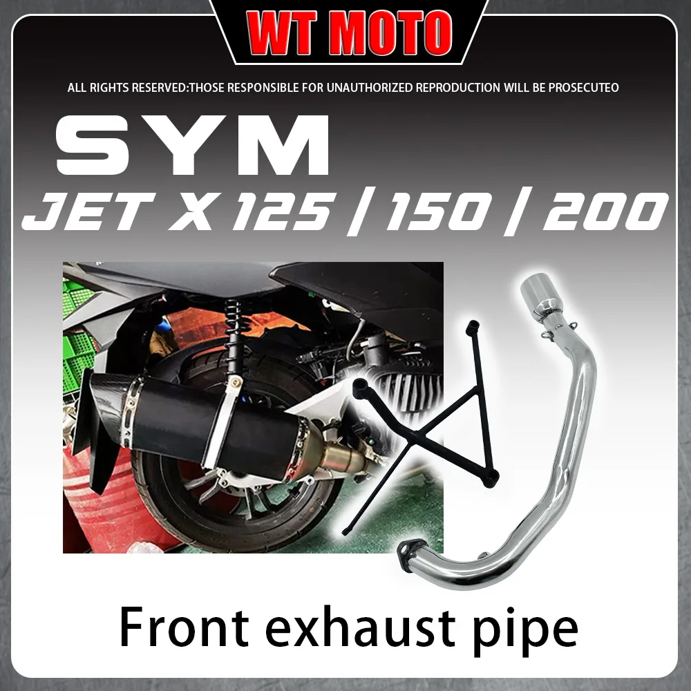 

For Sym Jet X 125 / 150 / 200 front exhaust pipe modification exhaust pipe SYM JET X 125/150/200