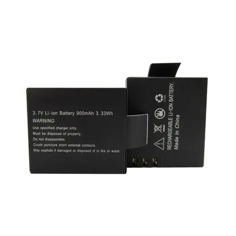 900mAh 3.7V SJ4000 بطارية قابلة للشحن ل SJCAM SJ4000 WiFi SJ5000 WiFi SJ6000 WIFI M10 SJ5000x الرياضة عمل كاميرا DV البطارية