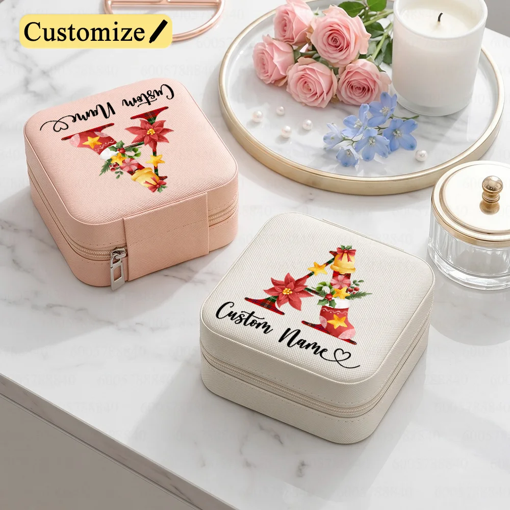 Personalized Name Christmas Jewellery Storage Box
