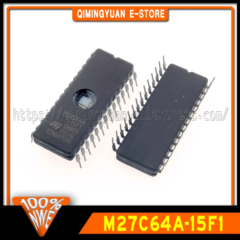 1~10PCS/LOT M27C64A-15F1 M27C64A 15F1 DIP28 100% New Spot stock