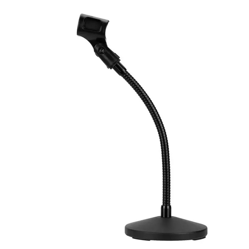 AED2-Gooseneck Telescoping Tabletop Mic Stand With Flexible For Sm57and More