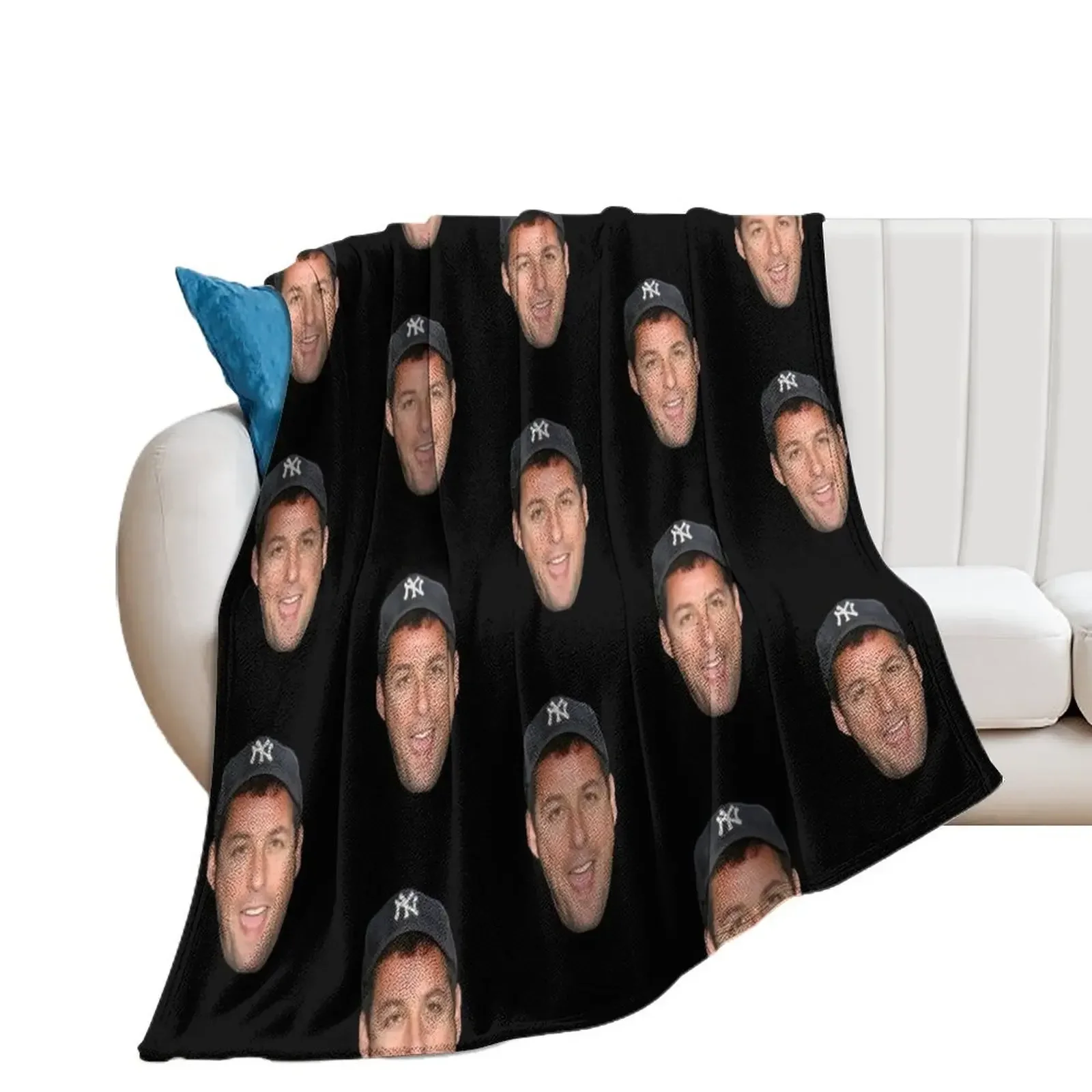 Adam Sandlers Face Classic TShirt3150 Throw Blanket Plaid on the sofa for winter Kid'S for sofa Blankets