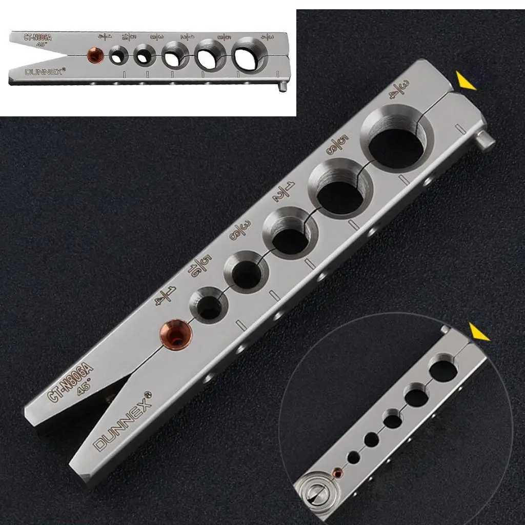 Inch Flare Tool HSS Heavy Duty 45 Degree Eccentric Cone Single Flaring Bar Set for Mild Steel and Soft Metals