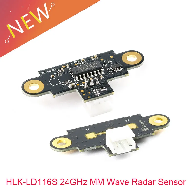 HLK-LD116S 24GHz Millimeter MM Wave Radar Sensor Module LD116S 24G PIR Motion Monitoring Module Detection Distance Range Sensor